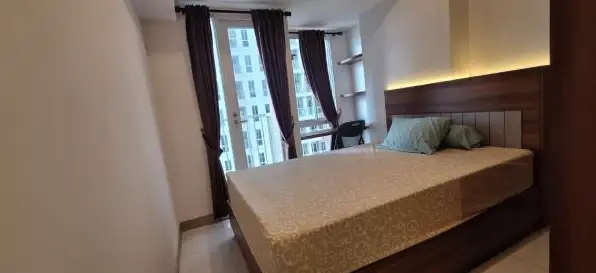 Disewakan Apartemen Tokyo Riverside Studio Semi Furnished View Taman dan Laut